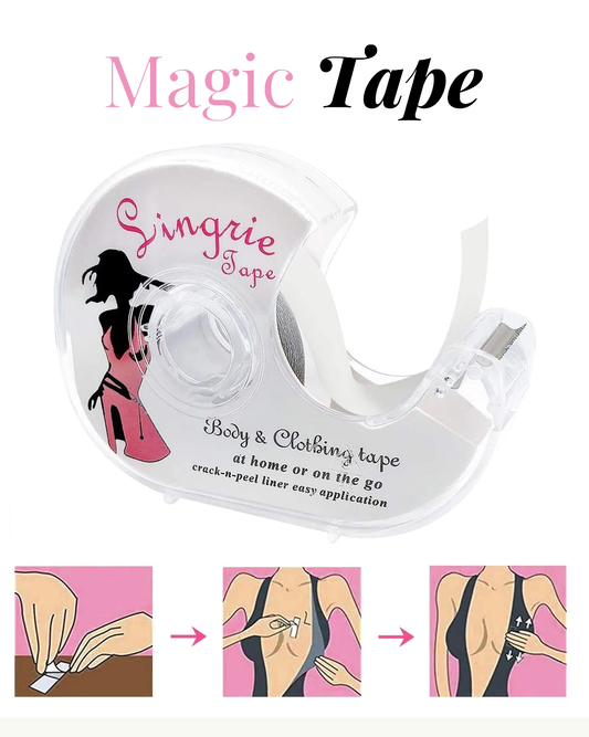 Magic Tape-Cinta para escote